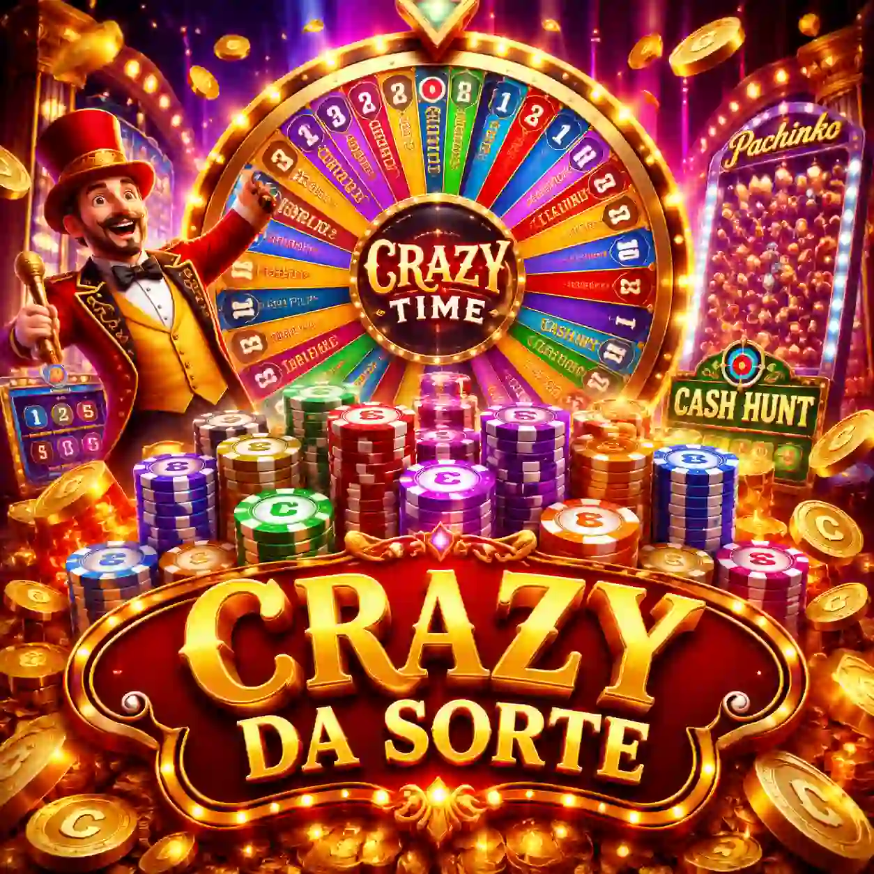 Crazy Time game show ao vivo na 33r.com Brasil