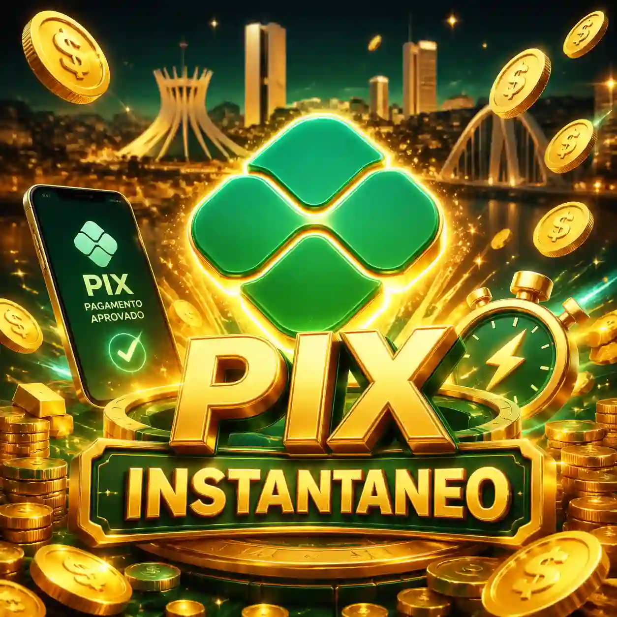 Pagamento PIX instantâneo na 33r Cassino em até 30 segundos
