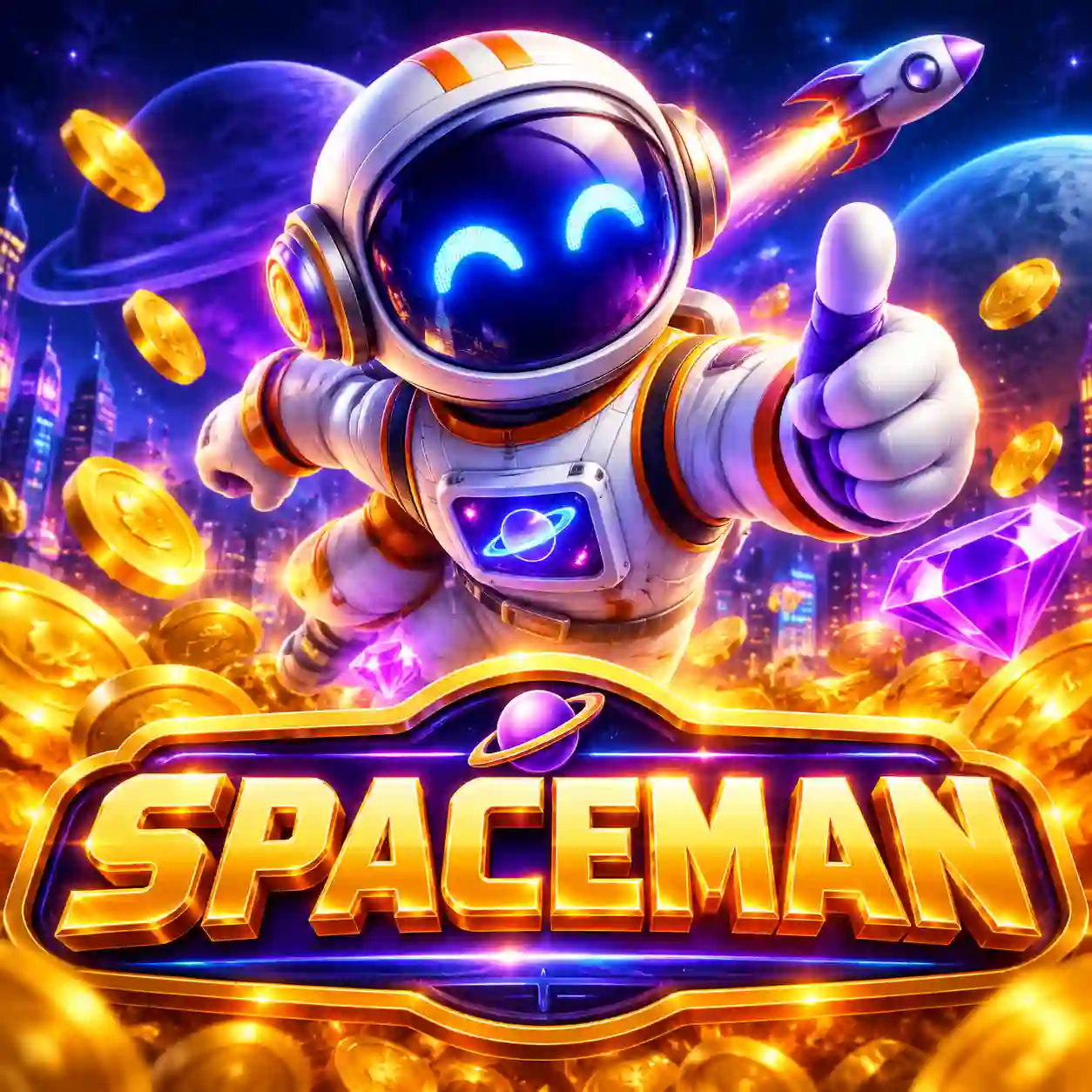 Análise do crash game Spaceman no blog 33r